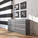 Комод VAYS R-7, 6 шухляд без ручок, ЛДСП, 140&times;40&times;75 см &ndash; для дому, офісу, вітальні, спальні 1794685228 фото 5