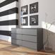 Комод VAYS R-7, 6 шухляд без ручок, ЛДСП, 140&times;40&times;75 см &ndash; для дому, офісу, вітальні, спальні 1794685228 фото 3