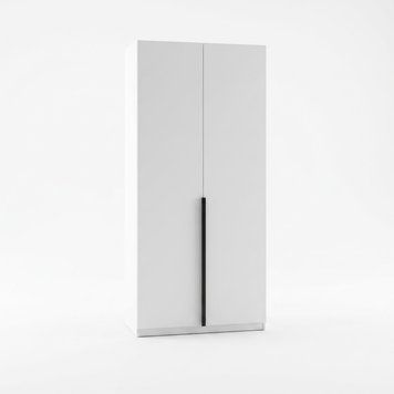 Шафа для одягу VAYS M-25 Білий, з штангою, ЛДСП, 100&times;50&times;220 см &ndash; для спальні, вітальні, передпокою 1797617380 фото