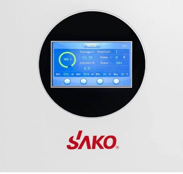 Акумулятор LiFePO4 SAKO Li-SUN 51,2 В 300 А&middot;год 15,36 кВт&middot;год WF АКБ-4 фото