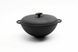 Каструля чавунна WOK 3,5 л з чавунною кришкою ТМ СІТОН 2612W-K фото 1