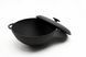 Каструля чавунна WOK 3,5 л з чавунною кришкою ТМ СІТОН 2612W-K фото 4