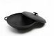 Каструля чавунна WOK 4,5 л з чавунною кришкою ТМ СІТОН 3090W-K фото 4
